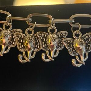 Silver Elephant Charm Bracelet